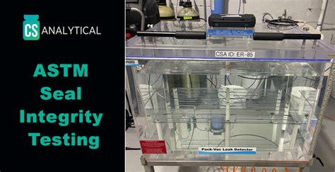 Seal Test / Sealing Test trade|seal testing techniques.